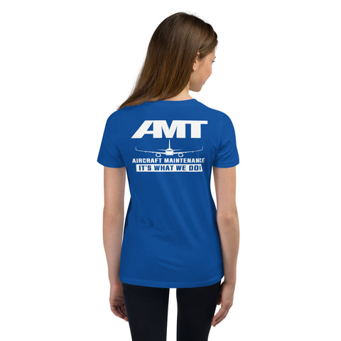 AMT Aircraft Maintenance, AMT Aircraft Maintenance It's What We Do ! Youth Short Sleeve T-Shirt