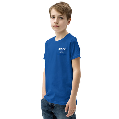 AMT Aircraft Maintenance, Boeing 777 Going The Distance Youth Short Sleeve T-Shirt